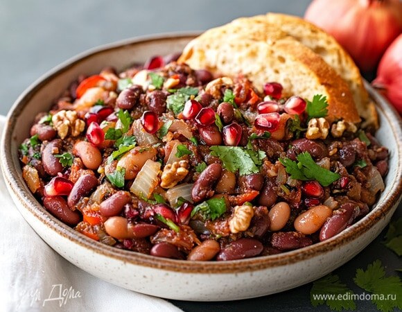 Лобио из красной фасоли по-грузински