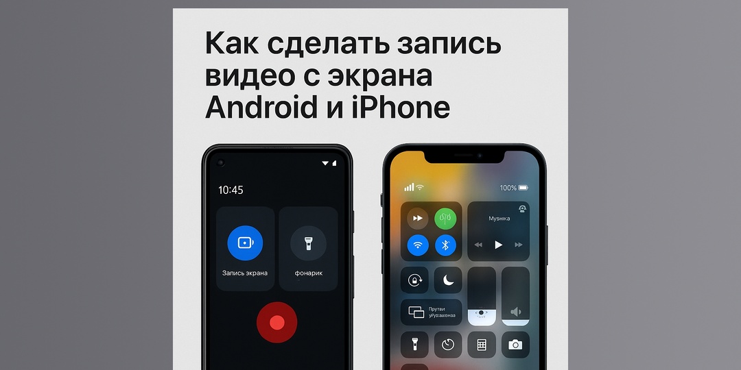 Как сделать запись видео с экрана Android и iPhone