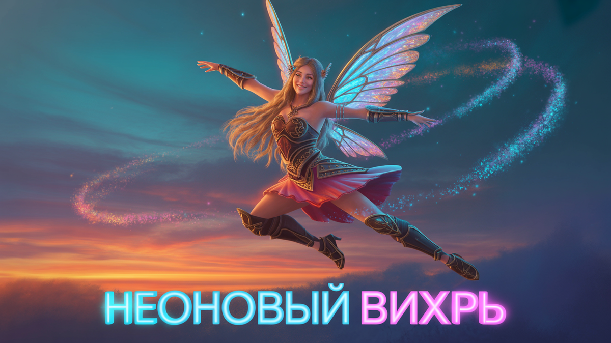 Обложка от песни Неоновый Вихрь