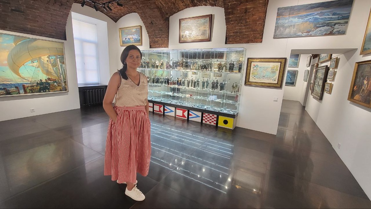 Директор галереи «Общество поощрения художеств» Людмила Ермолина