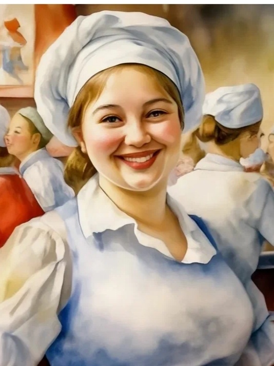 Она была совершенно сошедшей с картины Васнецова или Рубенса или ещё какого то художника...( Взято из открытых источников Яндекс картинки )