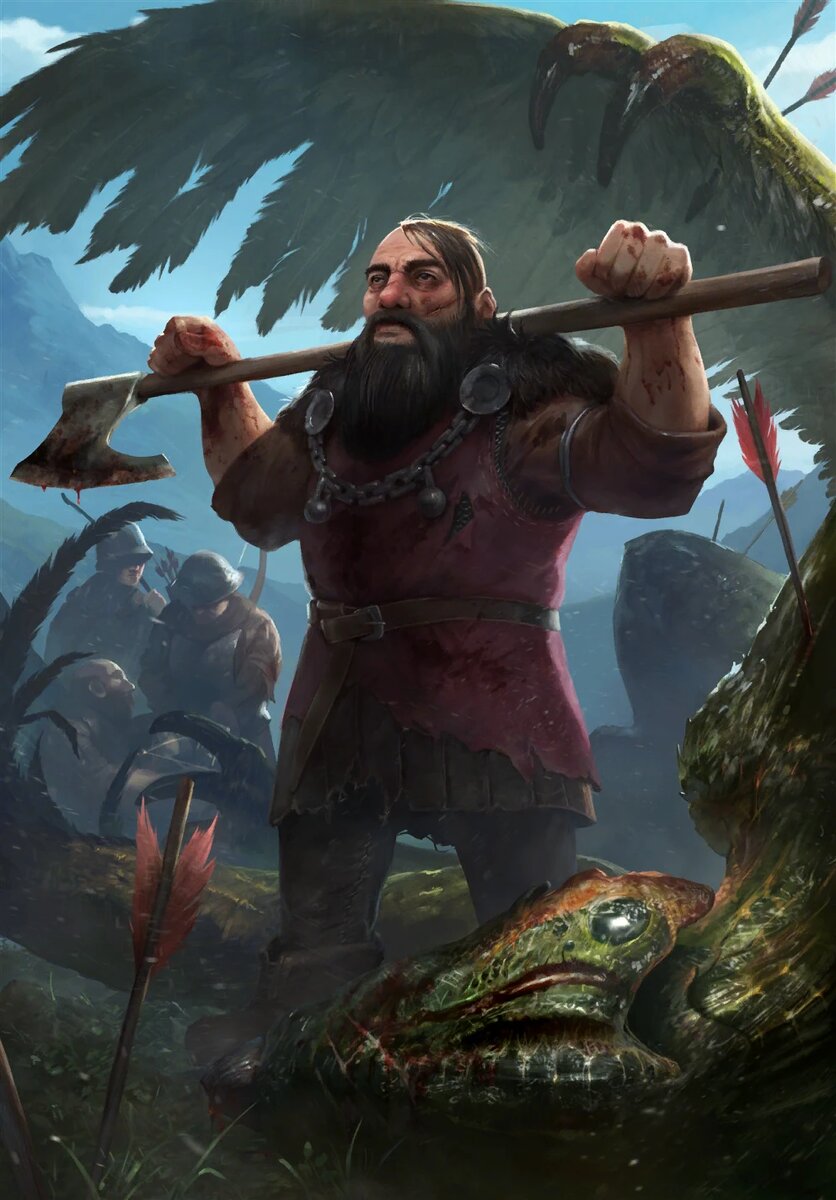 Ярпен Зигрин. Иллюстрация из "Гвинта".