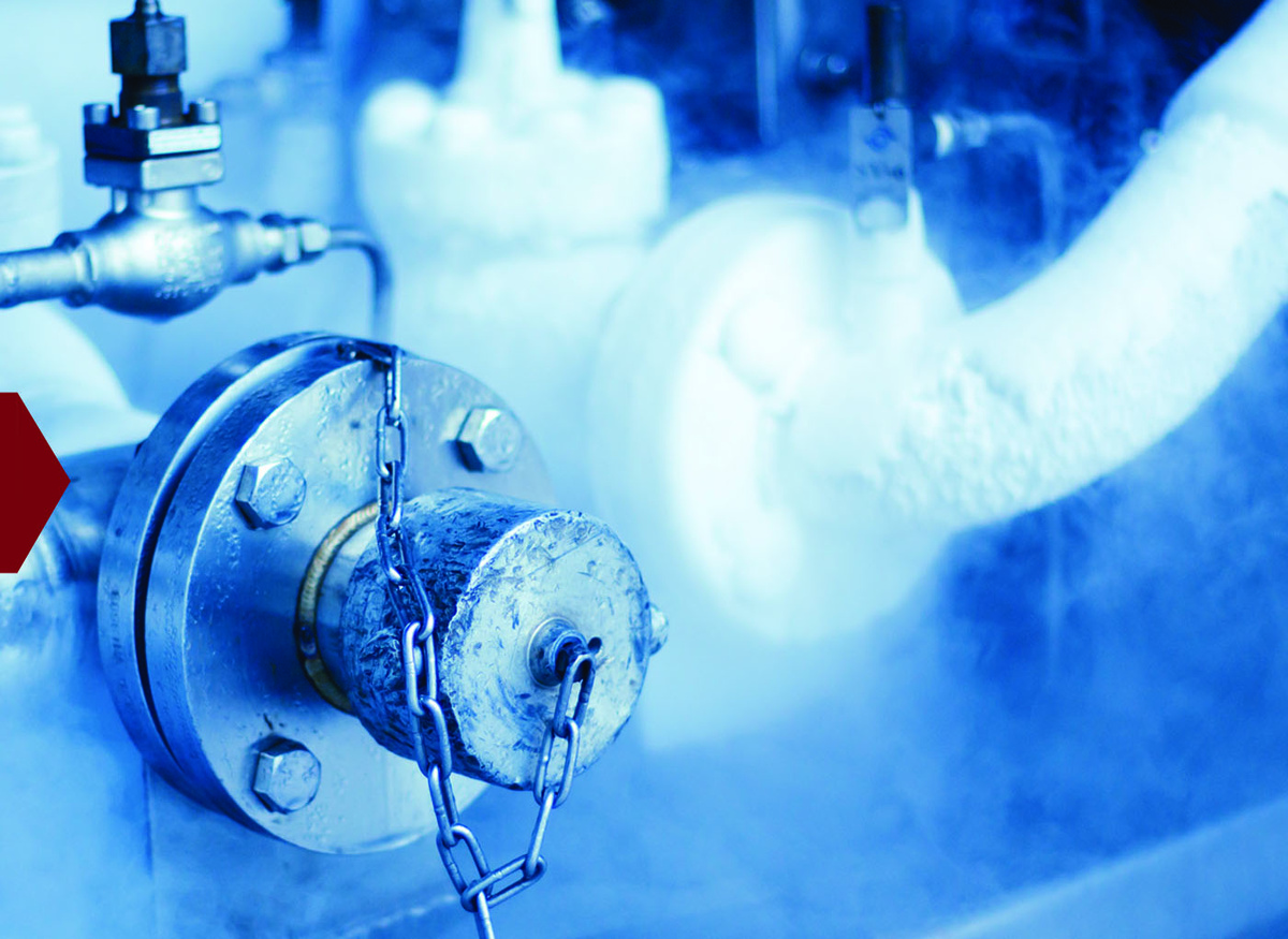 пример рабочего узла криогенного аппарата