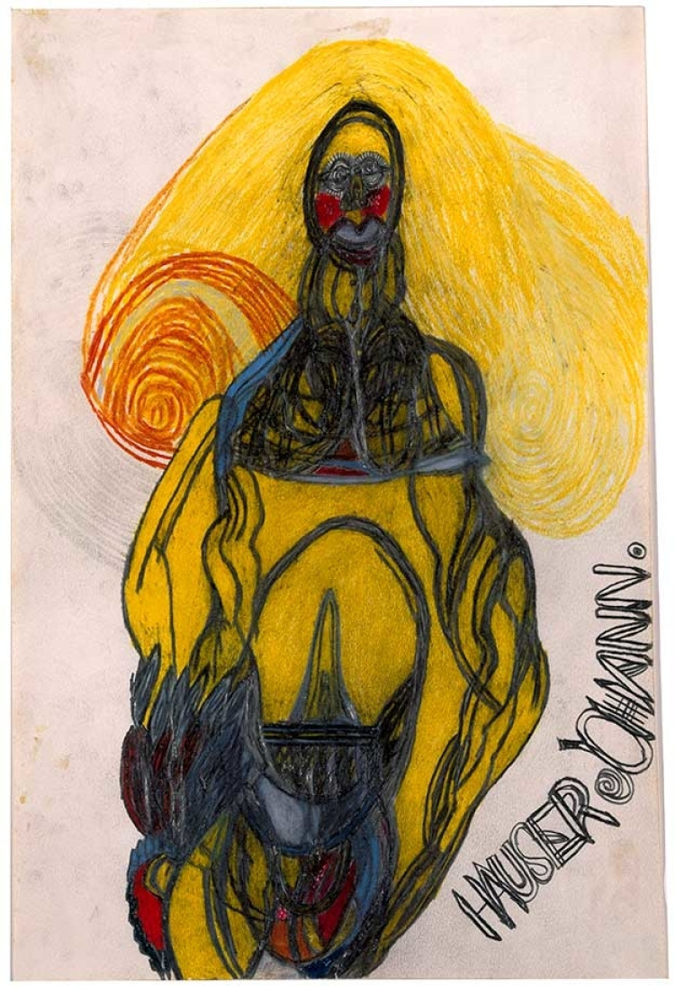 Иоганн Хаузер, Словакия. "Grosse gelbe frau", 1969 (1926-1996)