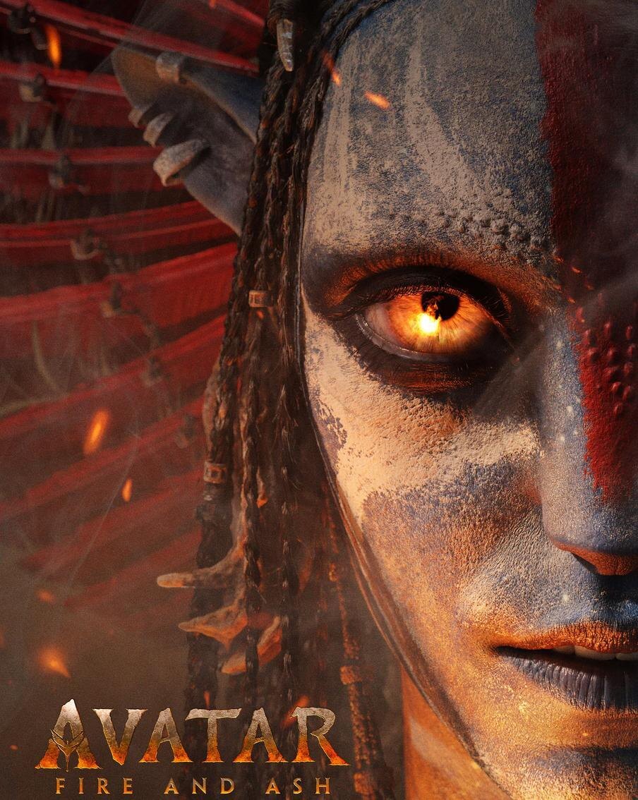 Постер фильма "Аватар. Огонь и пепел" @20th Century Studios