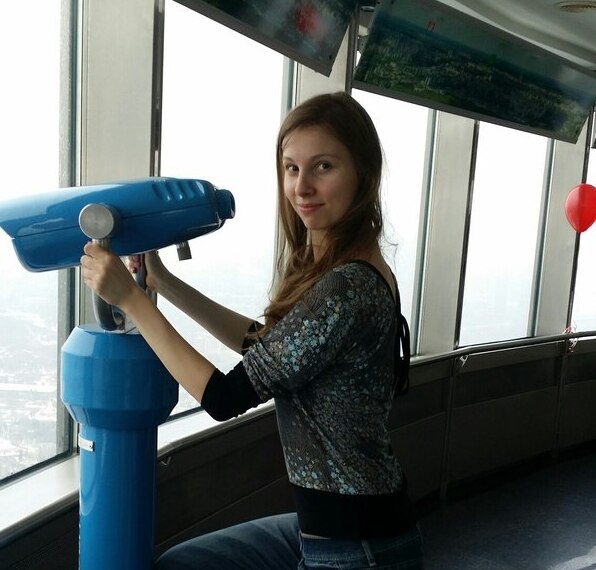 Фото в Останкинской башне. 