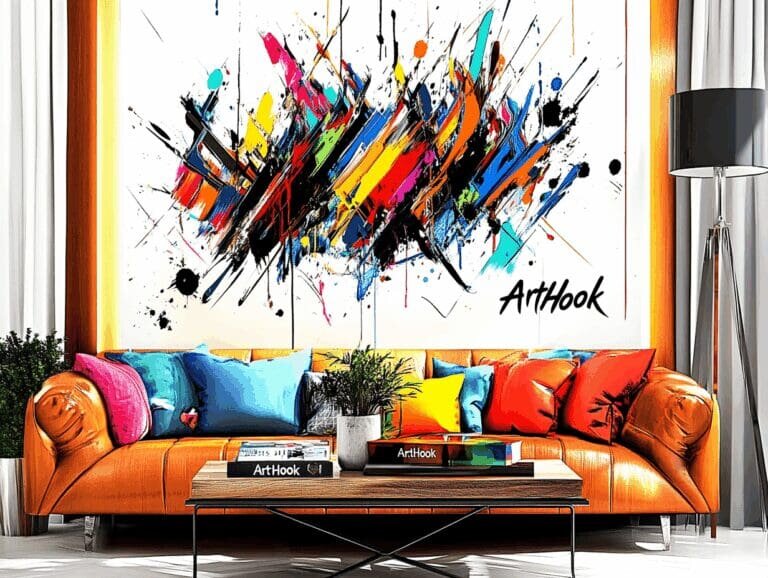    Абстрактные картины в квартире: как искусство наполняет пространство эмоциями и индивидуальностью Art-Hook.Ru