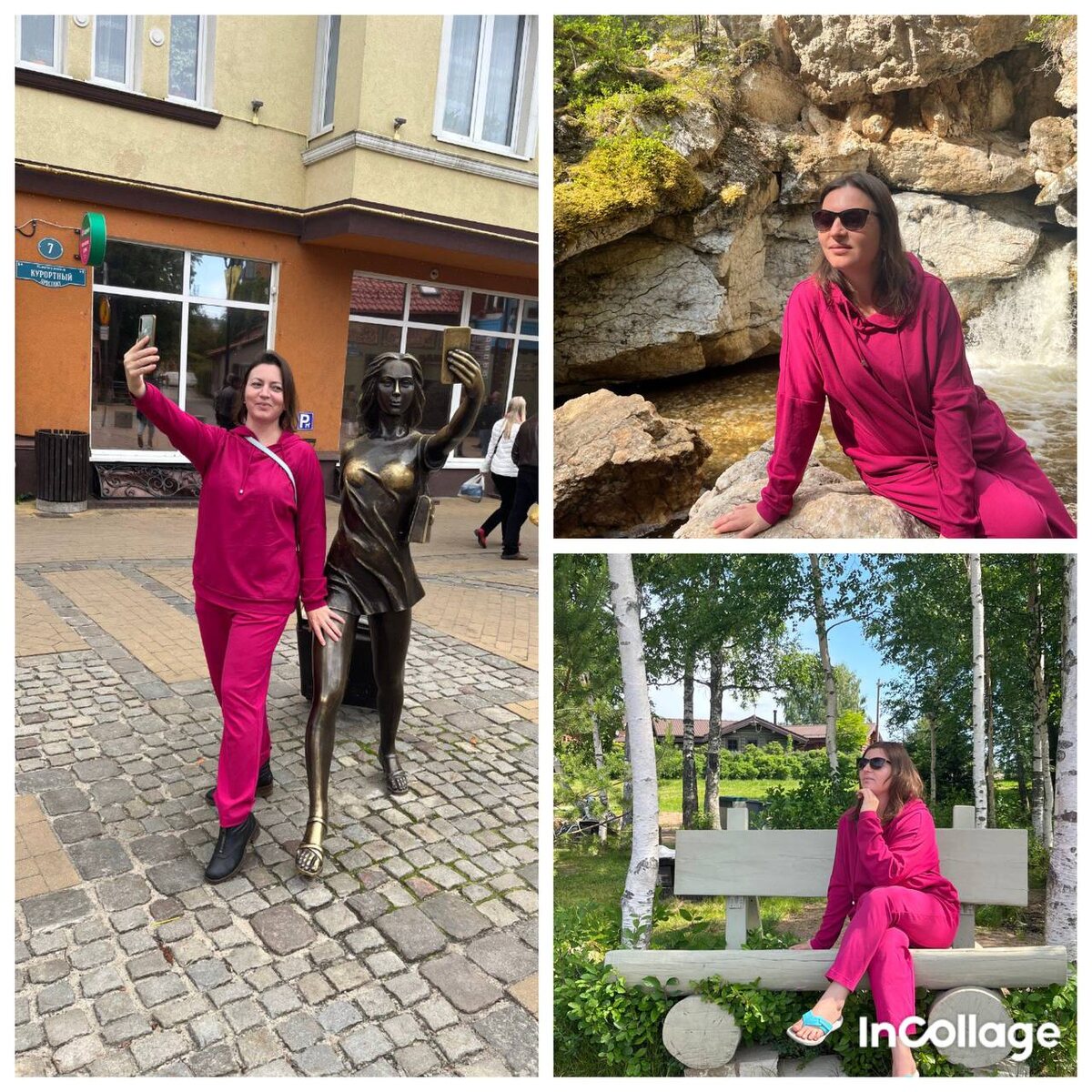 мой вариант спортивно-домашнего, цвет-огонь, еле нашла такой, три года из него не вылезала, если судить по фоткам, как будто у меня больше ничего и не было из одежды