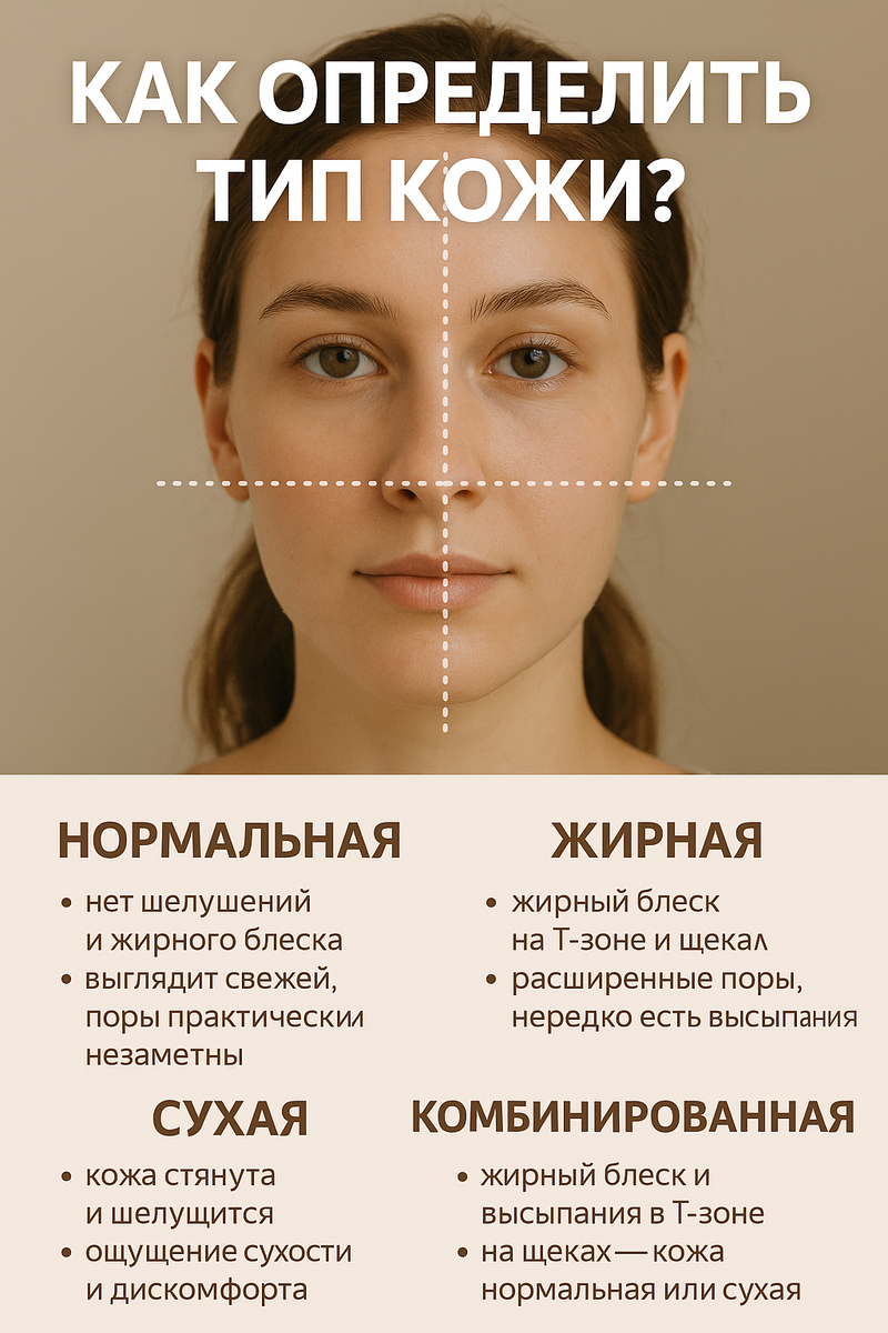 определение типа кожи 