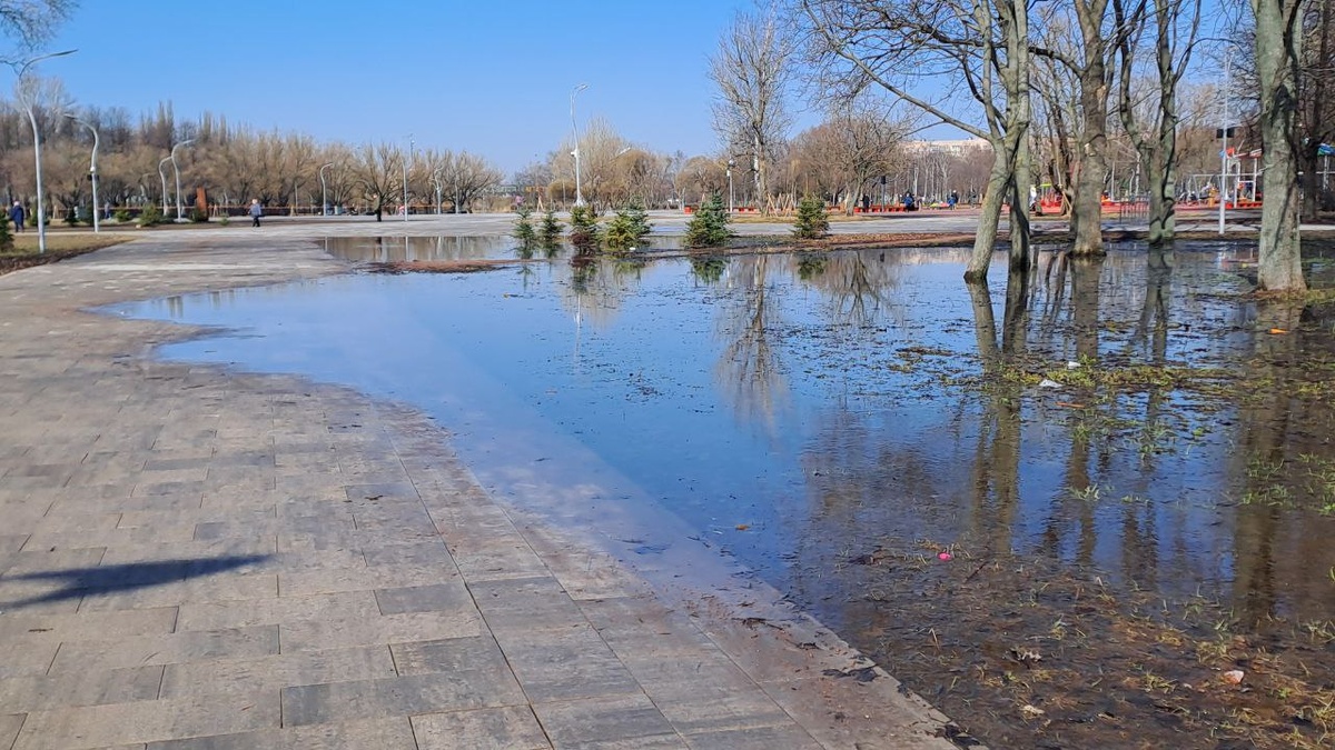    Парк Авиаторов 28 марта 2024 года. Фото: Мойка78