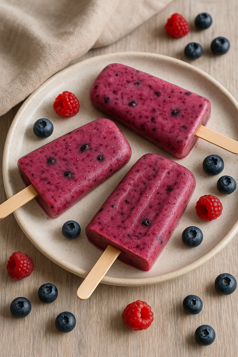 Бананово-ягодное мороженое: натуральная сладость без сахара и лишнего жира