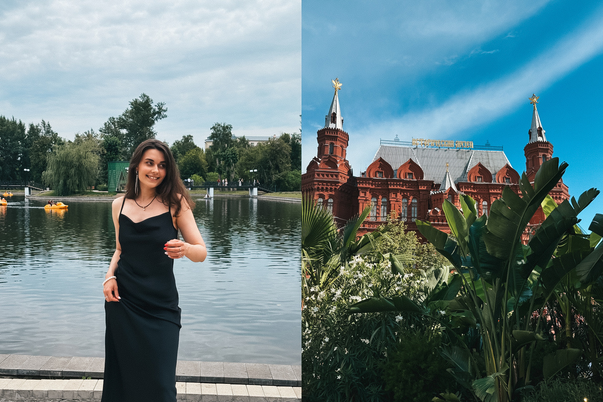 На фото справа —  тропики в центре Москвы! 