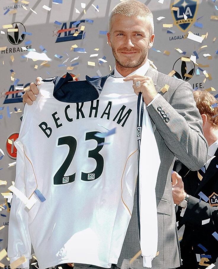 Презентация Бекхэма в качестве игрока LA Galaxy