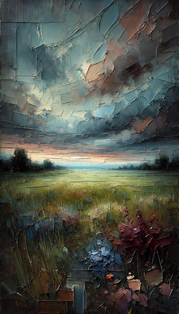 Тишина в поле перед бурей