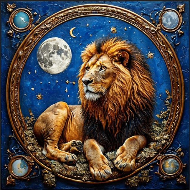 Луна в знаке Лев.