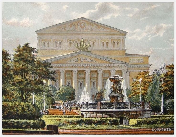 Большой театр. Фото картины взято из открытого источника