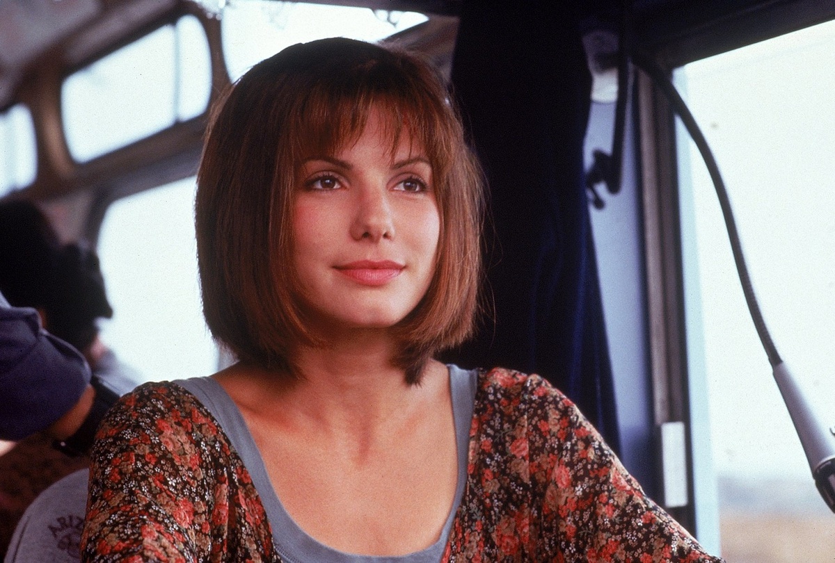  Сандра Баллок, кадр из фильма «Скорость» (1994)