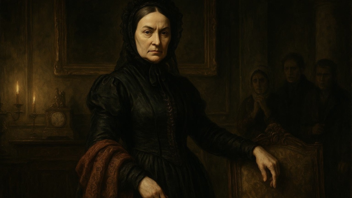 Варвара Петровна Тургенева. Нарисовано нейросетью. 