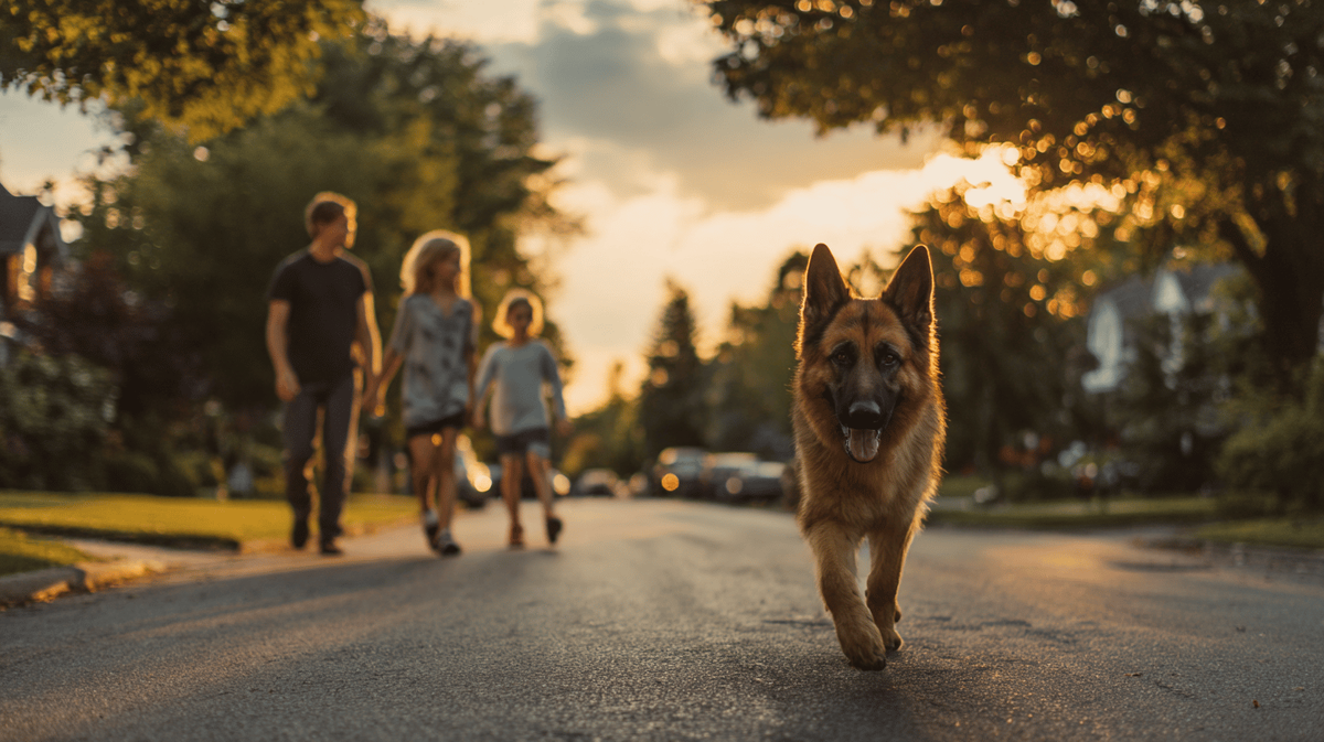 Когда идём гулять, весь район узнаёт — Герда берёт курс первой