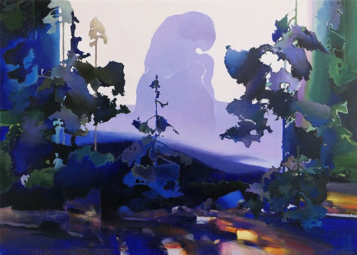 Данил Даниловский
"Синий Север"
Холст, масло. 55х70 см. 2024 г.