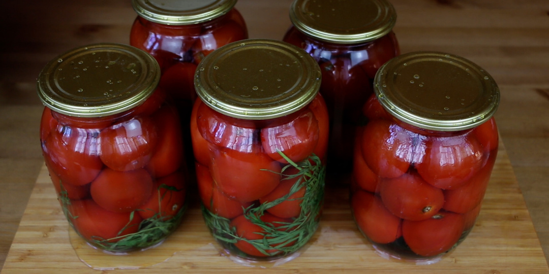 Помидоры на зиму по маминому рецепту без уксуса