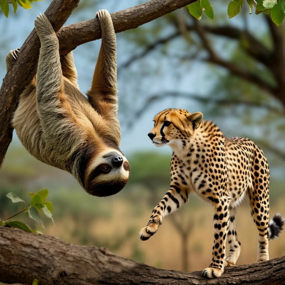 Ленивец vs гепард. Кто победил в эволюции?