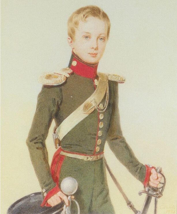 Александр Второй в глубоком детстве