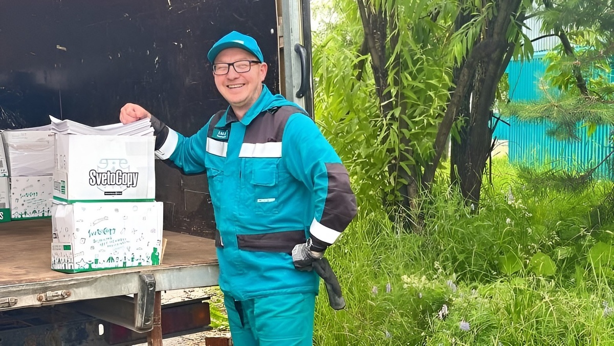    «Запсибтрансгаз» сохранил десятки деревьев, сдав две тонны макулатуры на переработку