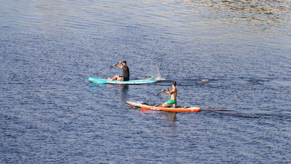    Прогулка на сапбордах. Автор фото: Михаил Метцель/ТАСС