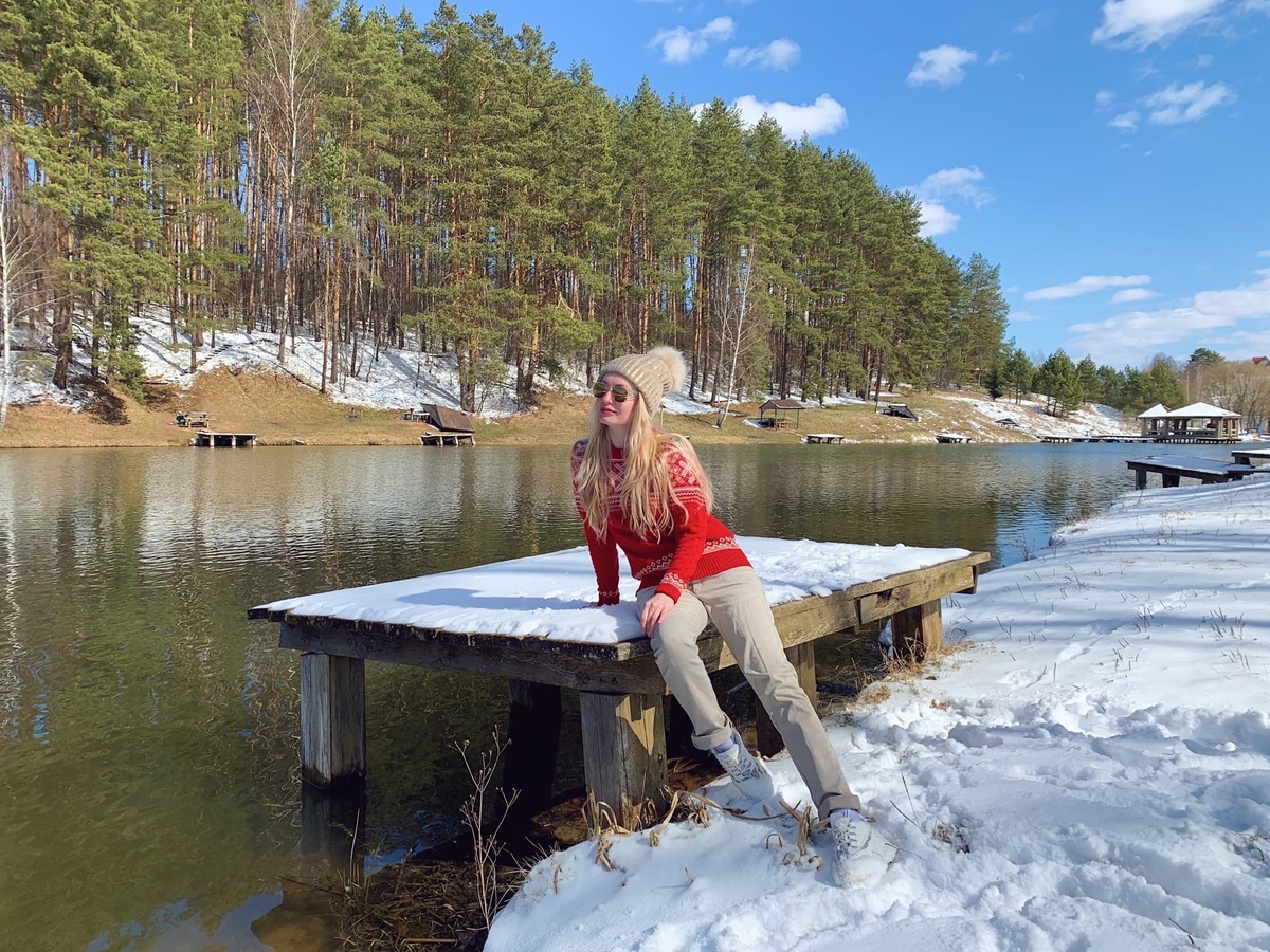 Территория для прогулок Скрытово.Дачи. Озеро, которое оказалось рекой Лебосня