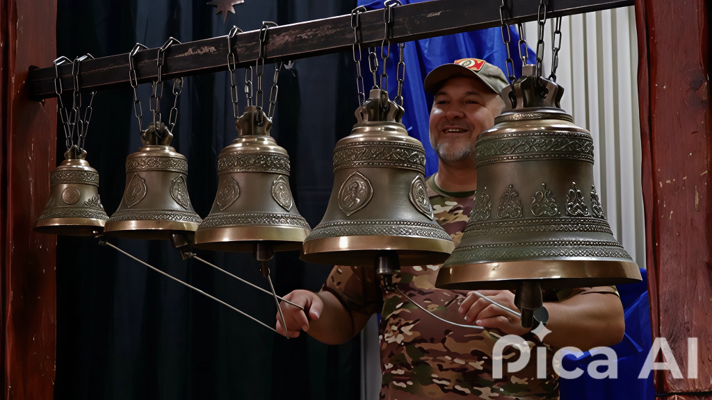    Композиции из русских народных песен, классических произведений, популярных шлягеров в собственной аранжировке Вадим Мартовой соединяет с художественным колокольным звоном. Фото Сергея Курбана. Евгения Орлова