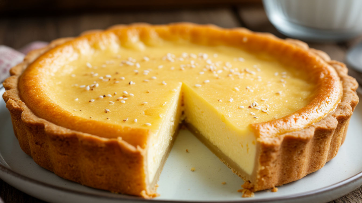 Простой пирог на кефире – воздушный и без заморочек! 🥧✨