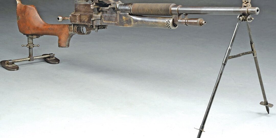 Ручной пулемет Гочкисса в 1909 году
