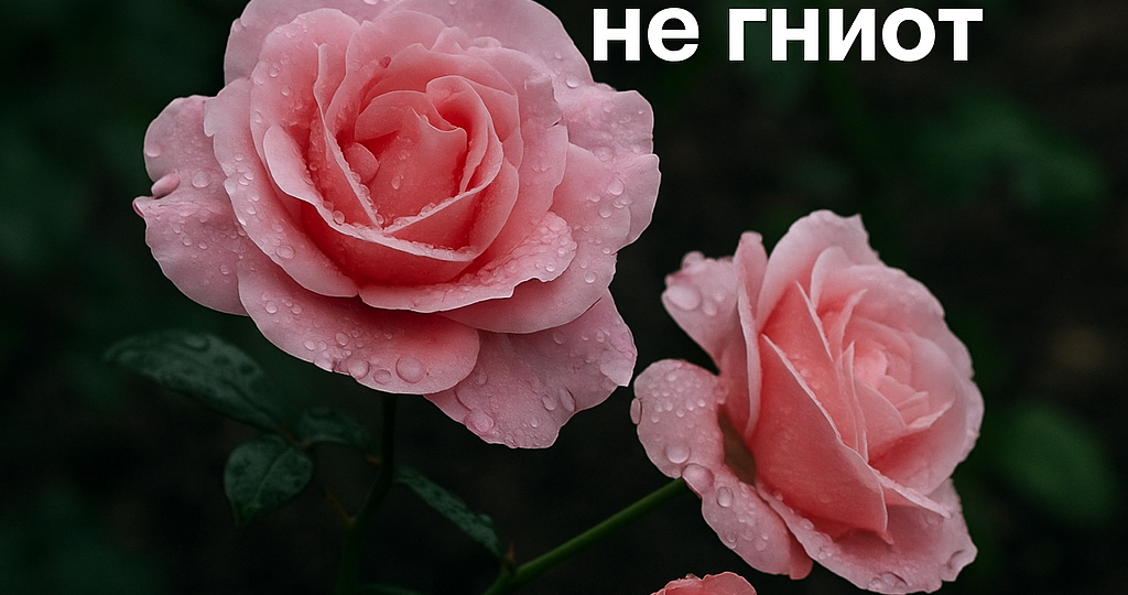 Чем я опрыскала розы после дождя — и теперь они не гниют