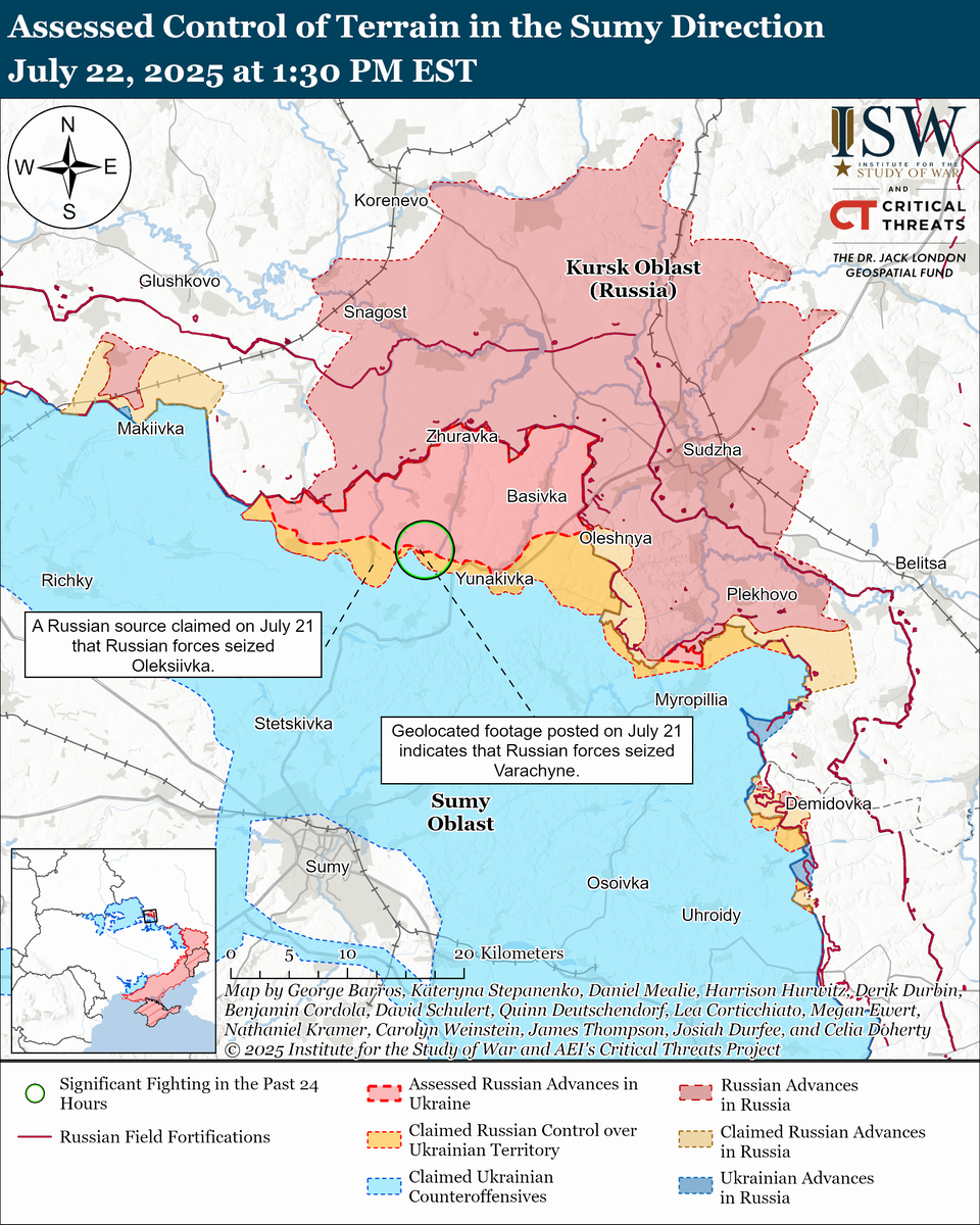 Источник: Американский Институт Изучения Войны. 