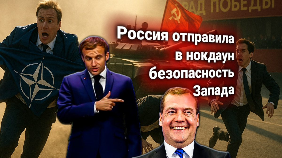 💣 Медведев о планах создать армию ЕС для сдерживания России. Макрон ответил от имени коллективного Запада