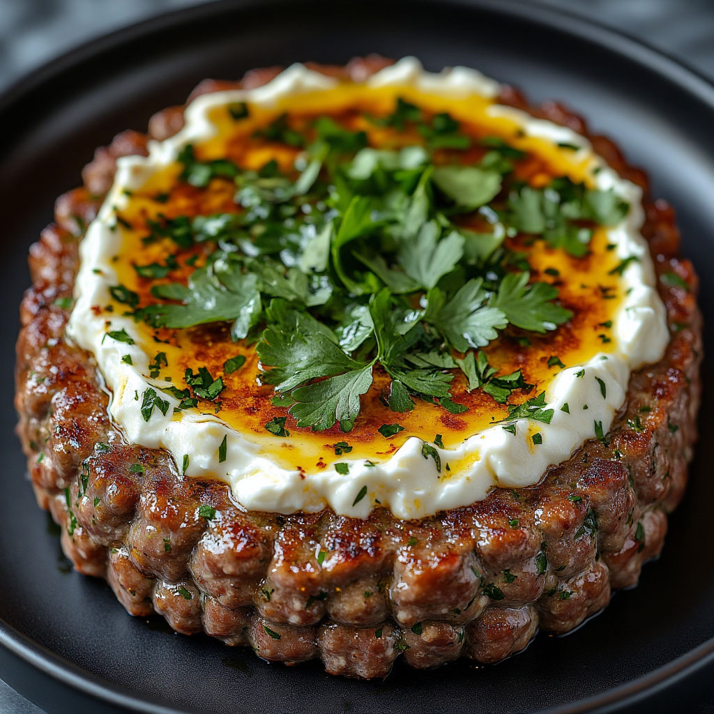 Мясные ватрушки с сыром 