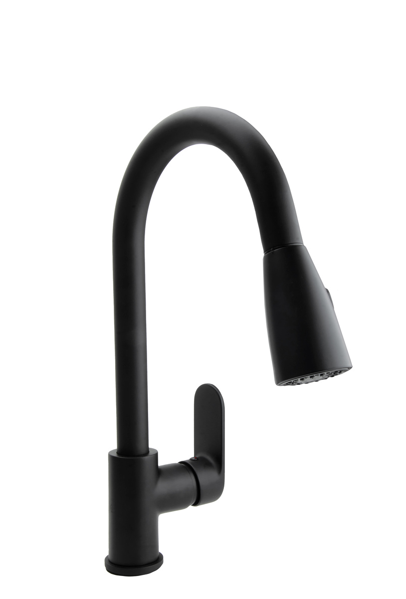 Смеситель Кухня SANTREK AQUA-1042 "PRESTIGE" (SAP-1042) шар. d-40 с выдвижным изливом