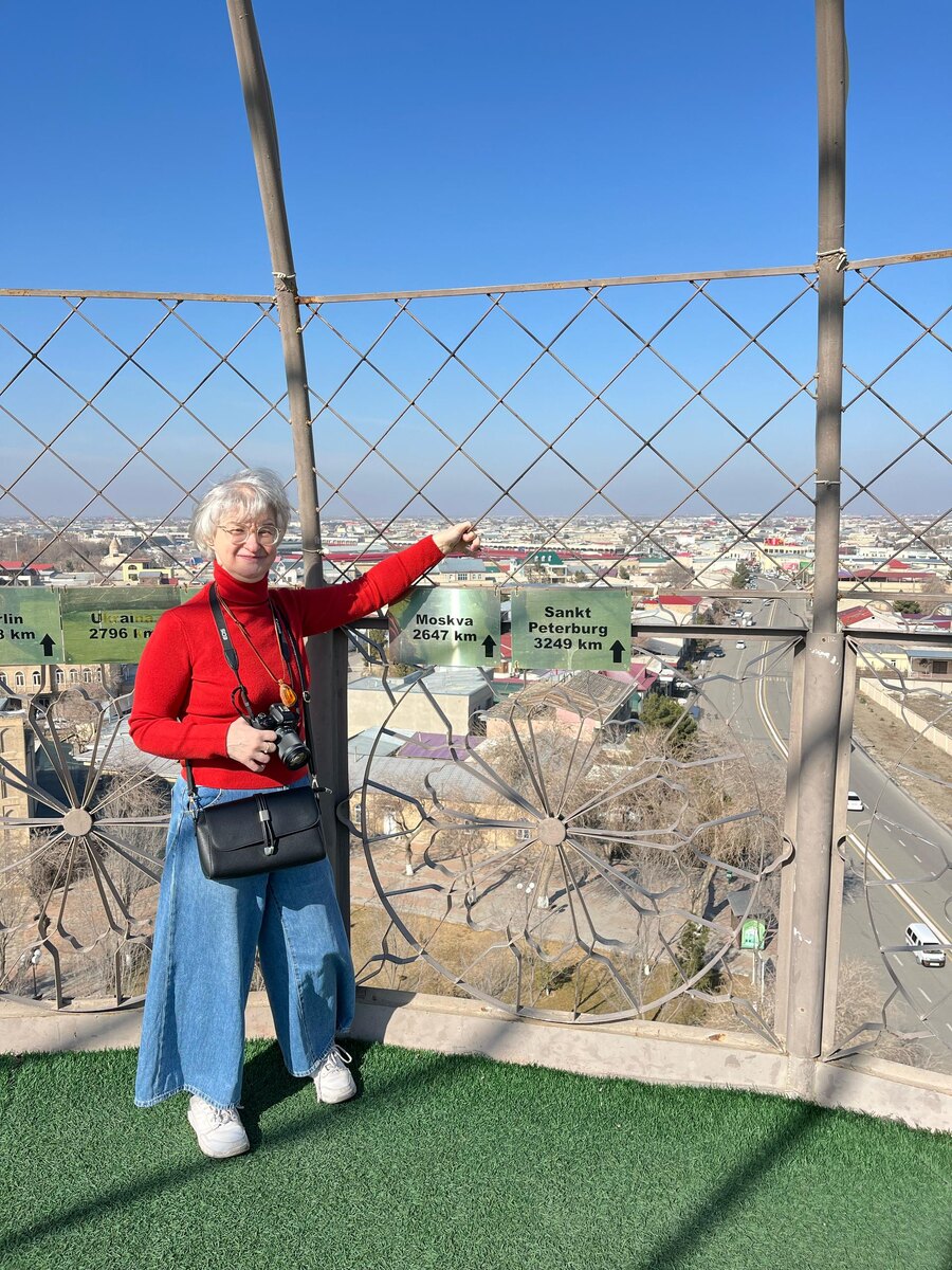 Бухара, я на смотровой площадке Шуховской башни