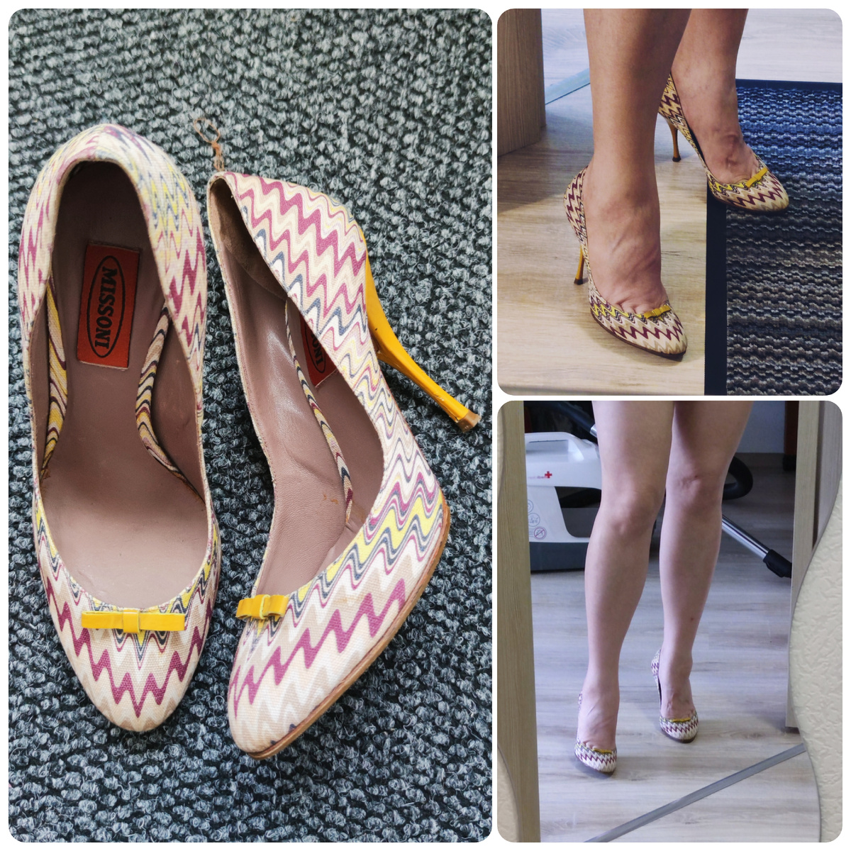 Думаю, их одевали от силы раза 2 или 1. Кстати, эта пара была очень удобной, прям вот бегать в них могу. 