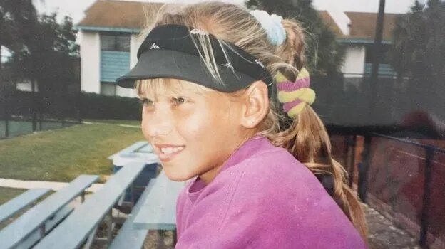 Анна Курникова в детстве