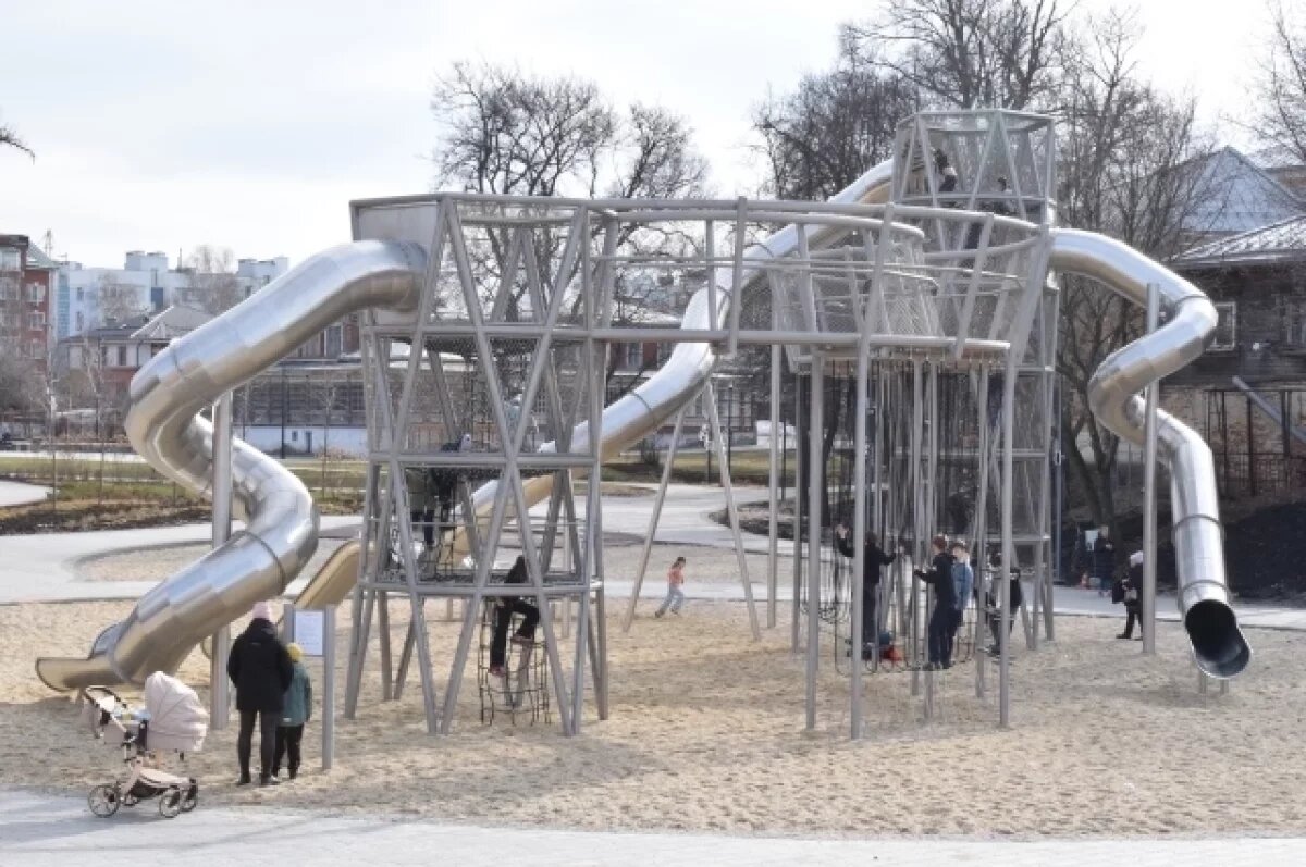   В Рязани в этом году установят 40 детских площадок