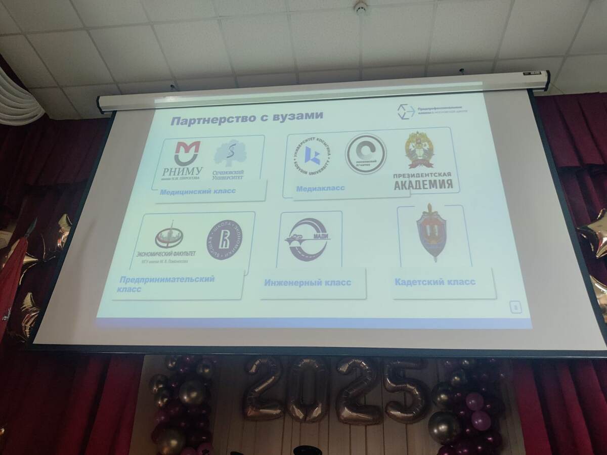 Школа в партнерстве с ведущими ВУЗами страны