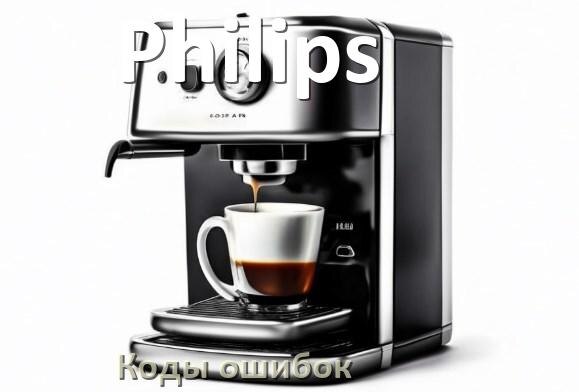 
Ошибка кофемашины Philips выдаёт код 8, 5, E05, 2, 06, 1, 14, 4