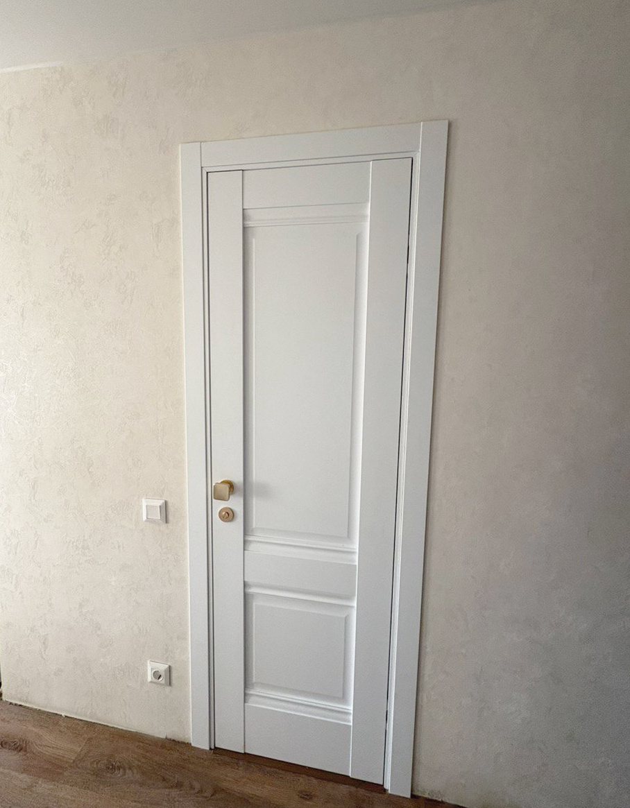 Дверь Прима-2 в цвете ПЭТ White Silk