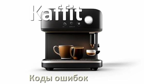 
Ошибка кофемашины Kaffit выдаёт код 5, 8, E05, 2, 1, 06, 14, 4