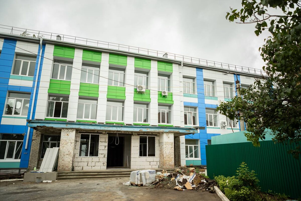    В Курской области оценили ход капитального ремонта в школе №37