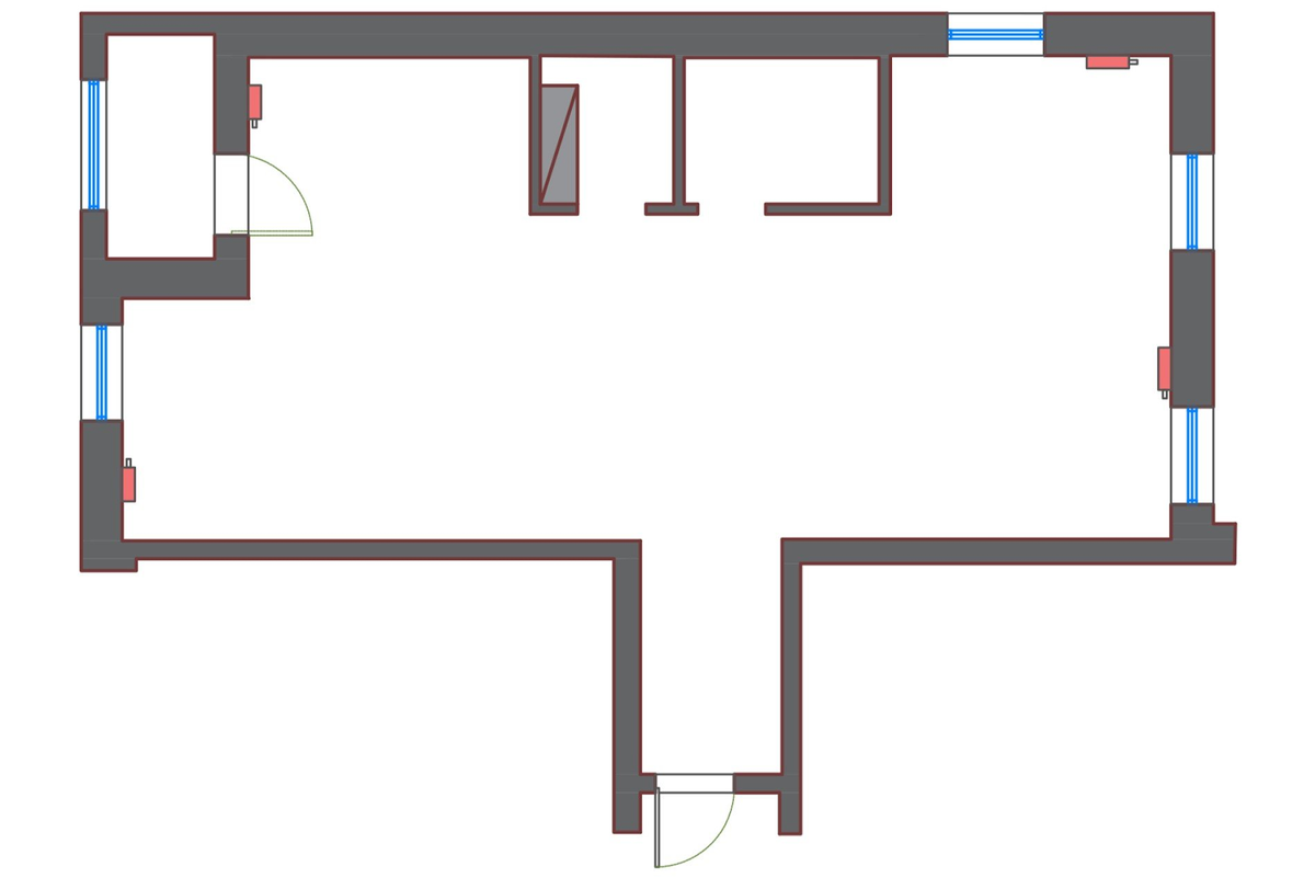 Обмерный план