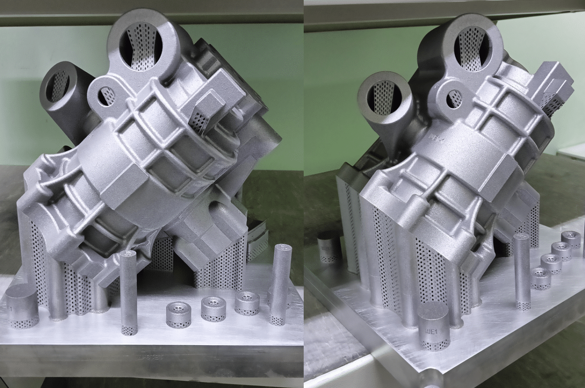    Корпус насоса на подложке / © Виталий Вишняков, пресс-служба ПНИПУ