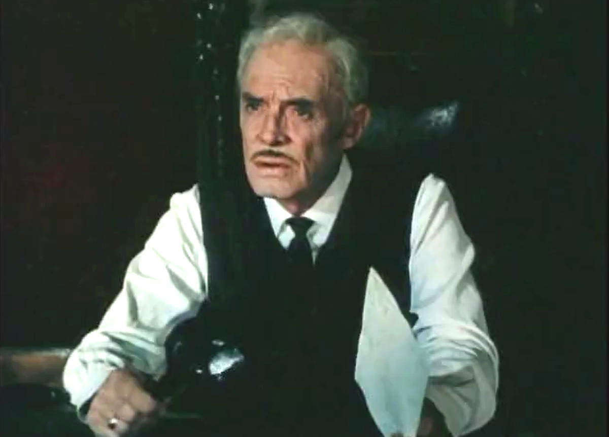 Кадр из кинофильма "Блистающий мир", 1984 г., режиссер и сценарист Булат Мансуров, композитор Александр Луначарский (скриншот)